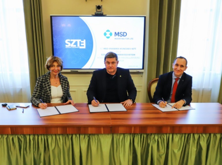 Új szintre lép az MSD és a Szegedi Tudományegyetem együttműködése