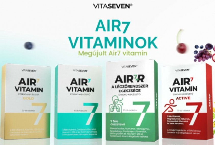 Újra kapható a hétféle összetevőből álló Air7 vitamin