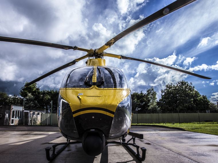 Évente több száz helikopteres életmentés az Észak-Dunántúlon