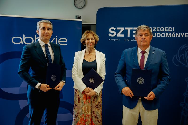 Stratégiai együttműködés az SZTE és az AbbVie között
