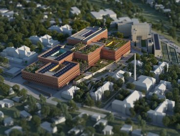 Egyedülálló beléptető automata a János kórház főbejáratnál