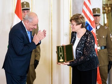 Corvin-lánccal tüntették ki Karikó Katalint és Krausz Ferencet