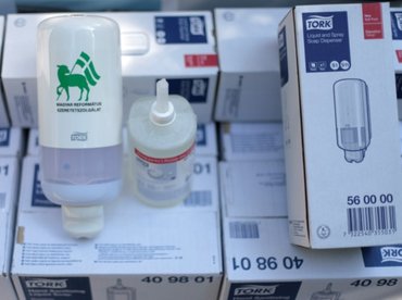 Több mint ötmillió forint értékű higiénés támogatás