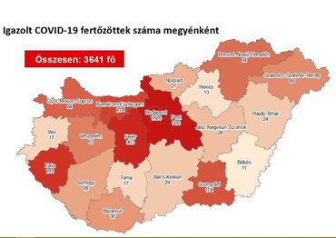43 újabb igazolt fertőzött, 3 újabb halálozás