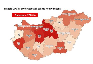 2775 igazolt fertőzött és elhunyt 12 idős krónikus beteg