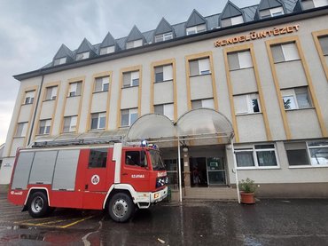 Zivatar miatt beázott az orosházi kórház