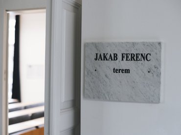 Termet neveztek el Jakab Ferencről a Pécsi Tudományegyetemen