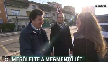 Találkozott megmentőivel a megmentett lány